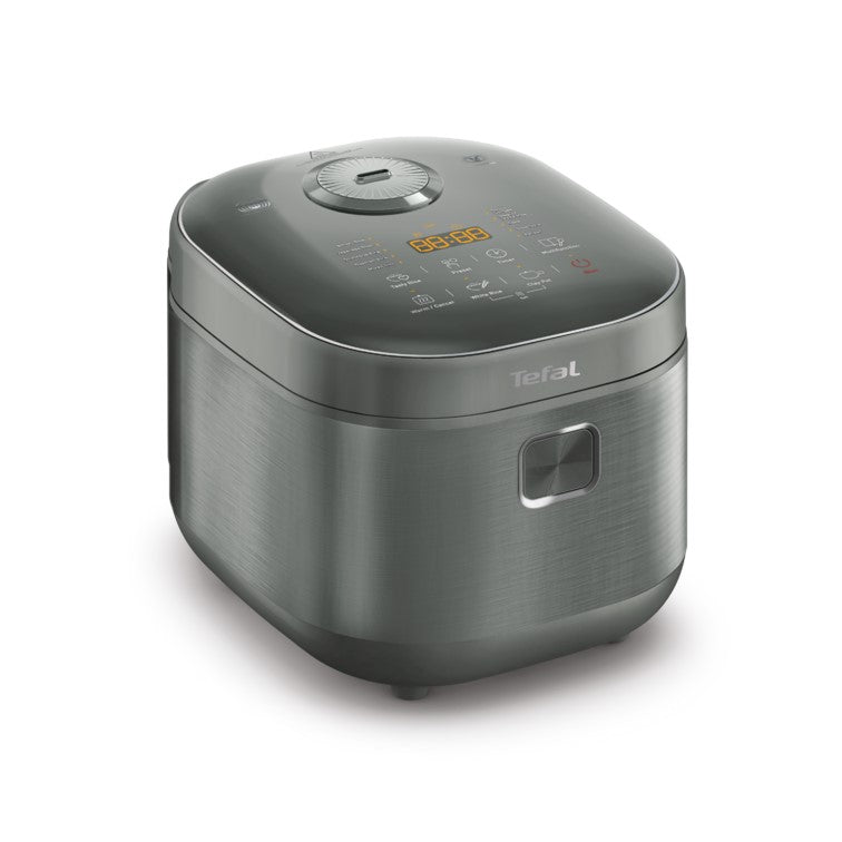 Tefal Rice Master Induction Fuzzy Logic 1.8L Rice Cooker RK818A 14 Programmes, 6-Layer Inner Cooking, User Friendly, Spherical Pot, 10 Cups