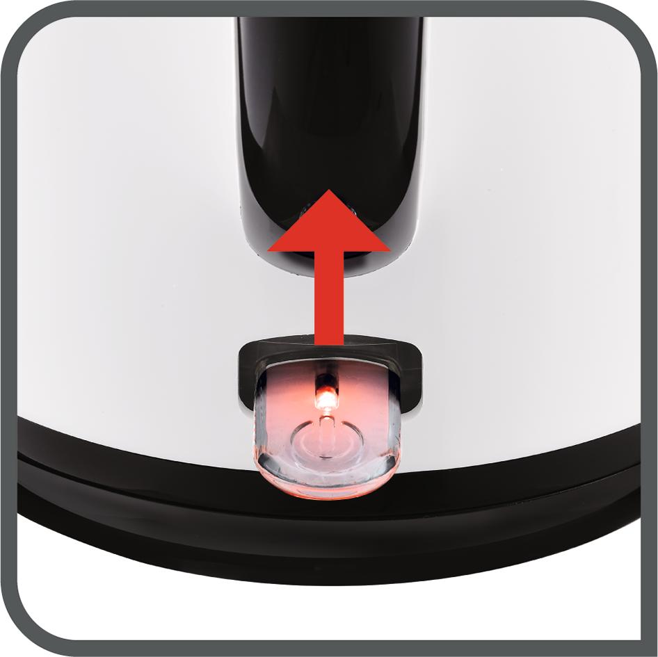 Tefal Safe Tea Kettle 1.7L White KO2601  Double layer insulation, Safe to touch, 360 degrees rotational base, auto off