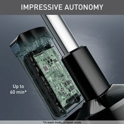 Tefal X-Combo Cordless 2-in-1 Handstick Vacuum & Spin Mop Cleaner GF3039  Smart Aerospin Technology, Ultra-Lightweight, High Suction, Easy Maintenance, 60-Minute Battery