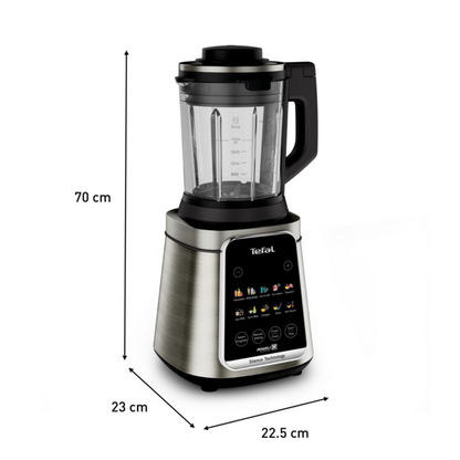 Tefal Ultrablend Silence Heating High Speed Blender BL98SC - 2000W, Hot & Cold, Silent Tech, Removable blades,GlassJar