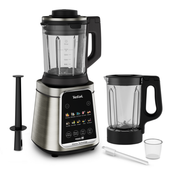 Tefal Ultrablend Silence Heating High Speed Blender BL98SC - 2000W, Hot & Cold, Silent Tech, Removable blades,GlassJar