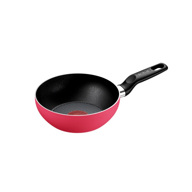 Tefal Enjoy Mini Set Frypan 18cm + Wok Pan 16cm (Rose Floral) (B42801 + B42874) CWS316