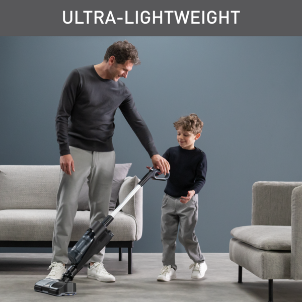 Tefal X-Combo Cordless 2-in-1 Handstick Vacuum & Spin Mop Cleaner GF3039  Smart Aerospin Technology, Ultra-Lightweight, High Suction, Easy Maintenance, 60-Minute Battery