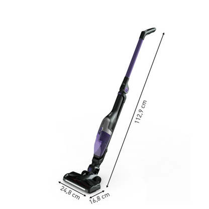 Tefal Xtrem Compact 2-in-1 Handstick Vacuum Cleaner TY1238 Lightweight, Ultra-Compact, Self-Standing, All Floor Types, 40-MinuteBattery