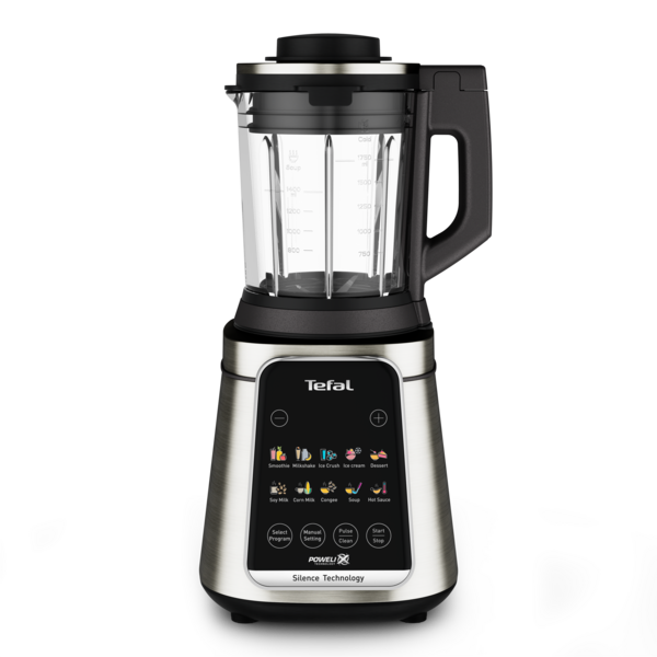 Tefal Ultrablend Silence Heating High Speed Blender BL98SC - 2000W, Hot & Cold, Silent Tech, Removable blades,GlassJar