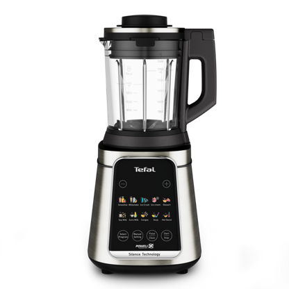 Tefal Ultrablend Silence Heating High Speed Blender BL98SC - 2000W, Hot & Cold, Silent Tech, Removable blades,GlassJar